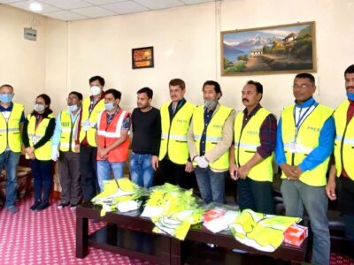 पत्रकार मञ्चमा आइपुग्यो प्रेस ज्याकेट, पञ्जा र मास्क, सक्रिय सञ्चारकर्मीलाई वितरण गरिने