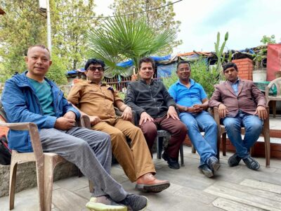 मञ्चका पदाधिकारीबीच छलफल